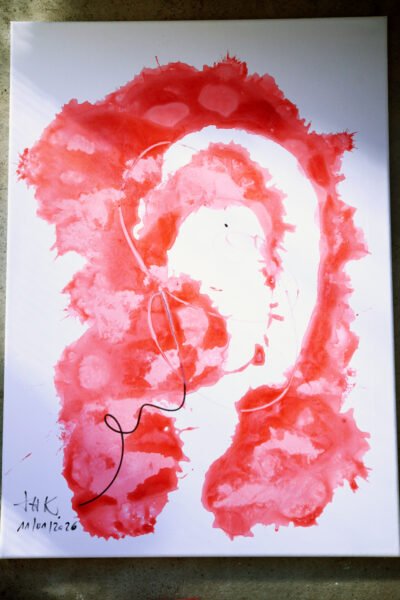 Feel2Now:Emptying - "Weg durch die Gefahr" (Leinwandbild) | Modern - "Walk through danger" (Canvas print) -  Thomas Krieber - Original